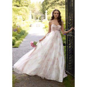 NWT David's Bridal Sweetheart Organza A-Line Gown